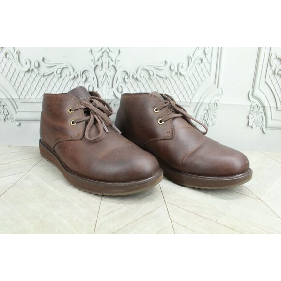 LL Bean Stonington Chukka Boots Water Resistant Leather Brown 8.5 W main image 8